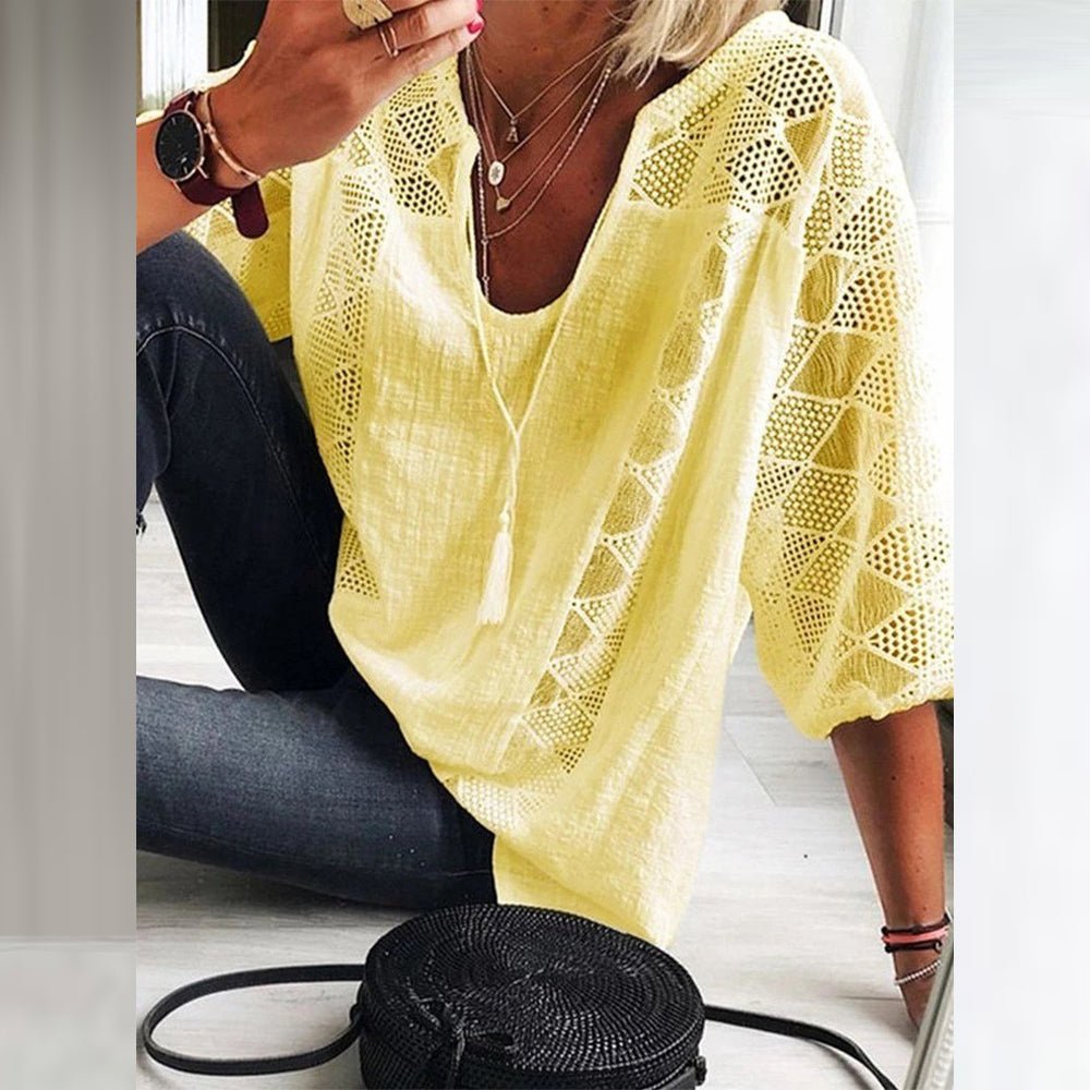 Harper | Blusa de algodón fresca