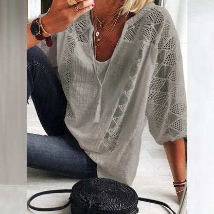 Harper | Blusa de algodón fresca