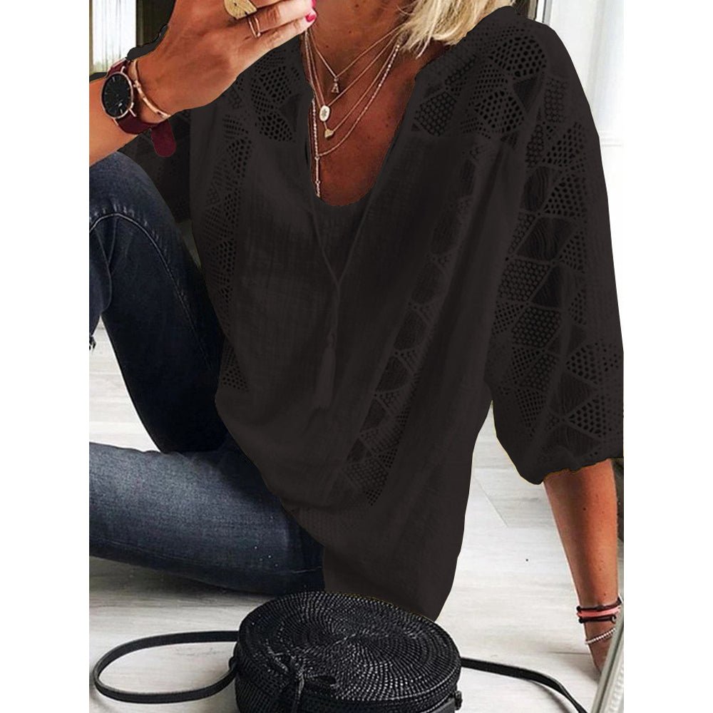 Harper | Blusa de algodón fresca
