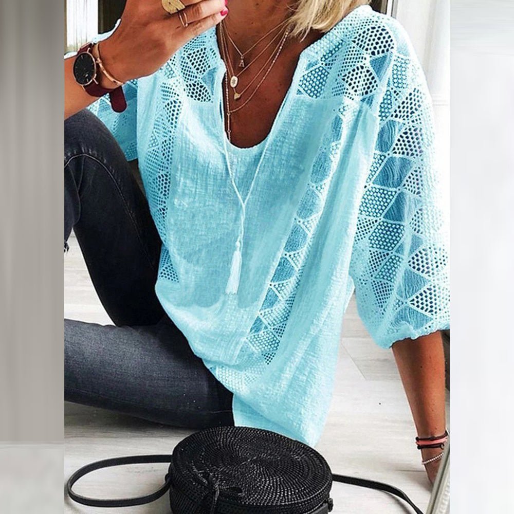 Harper | Blusa de algodón fresca