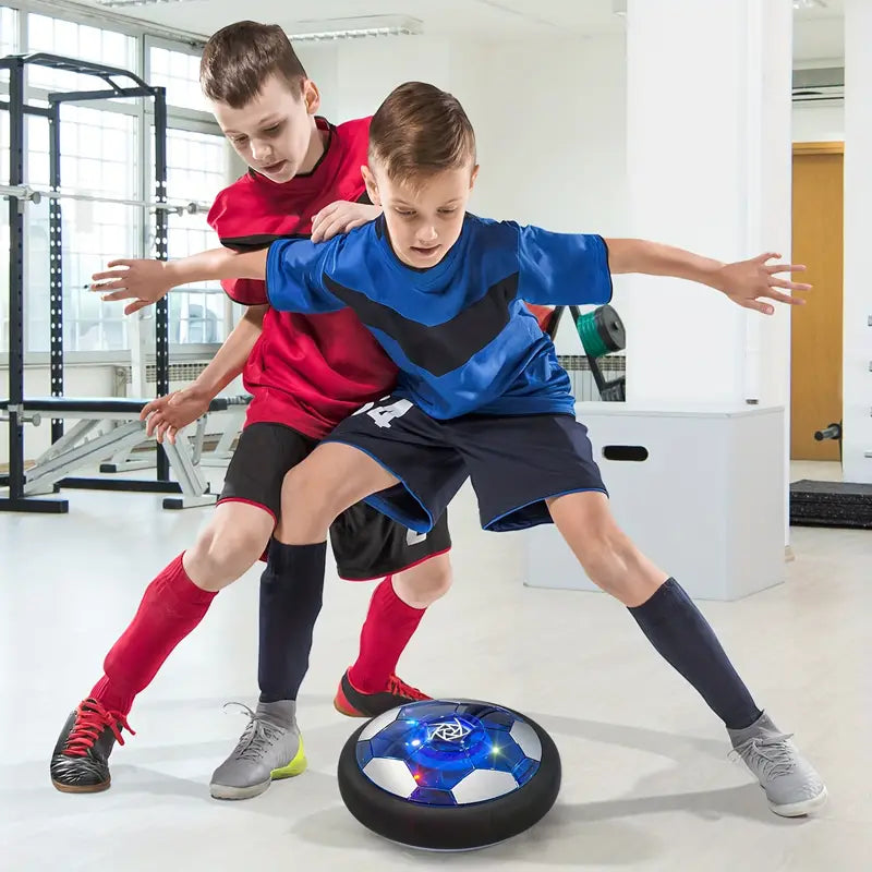 Juguete de fútbol flotante LED para interiores