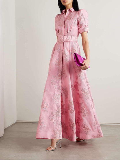 Celina | Vestido corto con mangas abullonadas