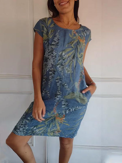 Aubree | Vestido Casual Estampado