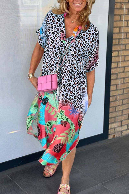 Vestido de leopardo de verano Kaitlyn