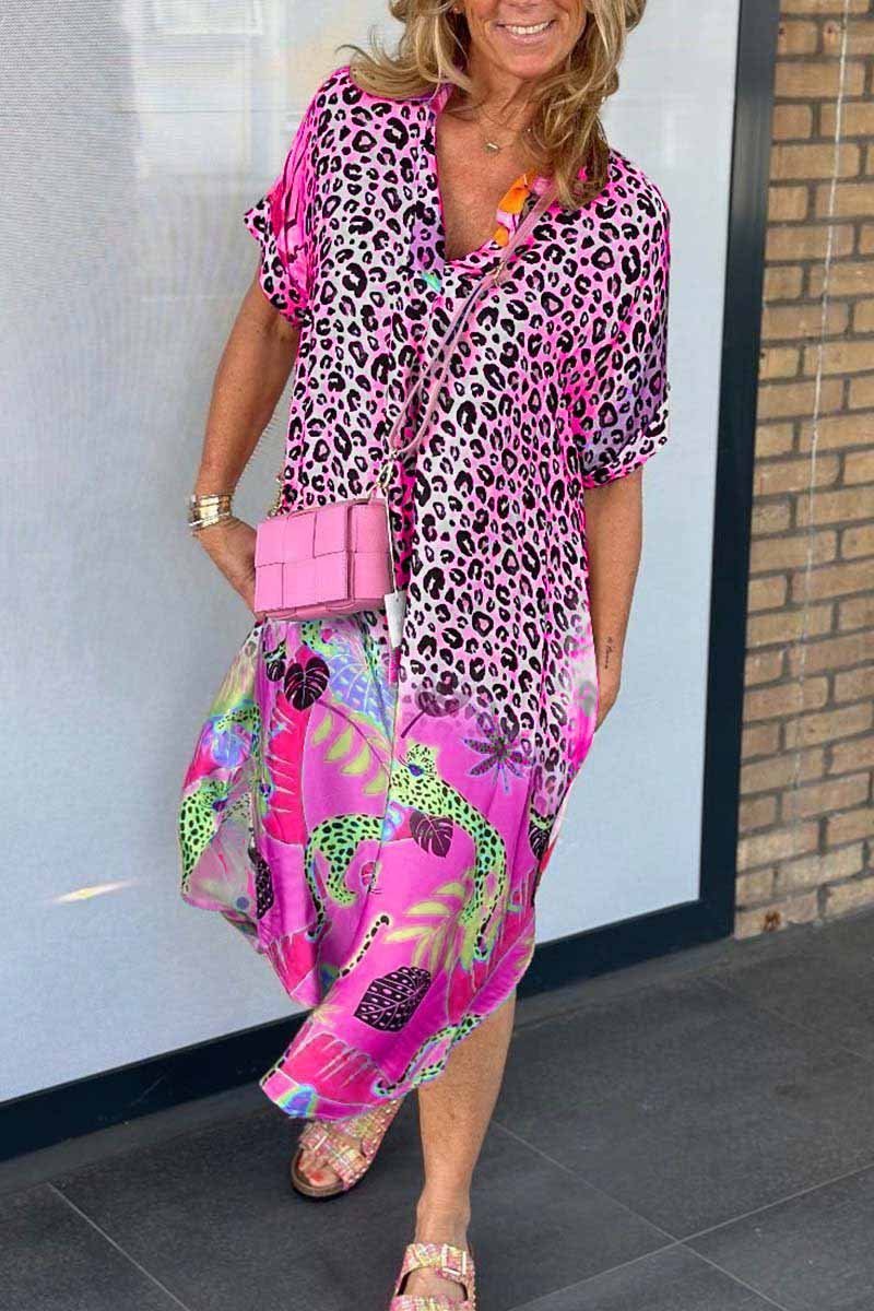 Vestido de leopardo de verano Kaitlyn