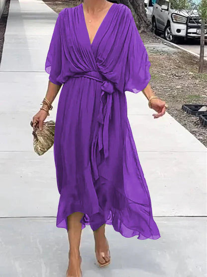 Ramila | Vestido Flowy con Escote en V
