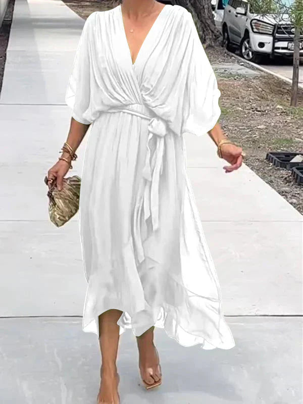 Ramila | Vestido Flowy con Escote en V