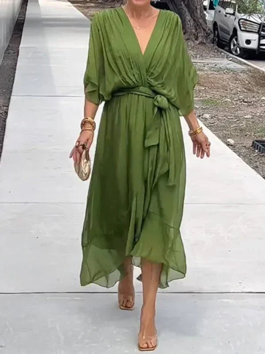 Ramila | Vestido Flowy con Escote en V