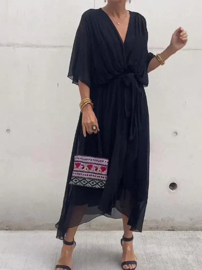 Ramila | Vestido Flowy con Escote en V