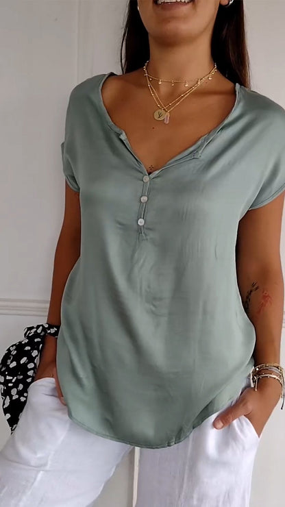 Camiseta blanca para mujer | Ropa de verano para mujer | Mia