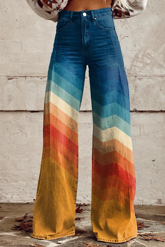 Clarisse | Boho Rhythm Wide-Leg Pants
