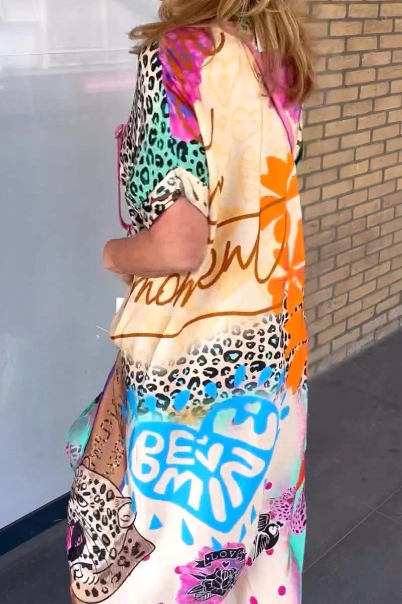 Vestido de leopardo de verano Kaitlyn