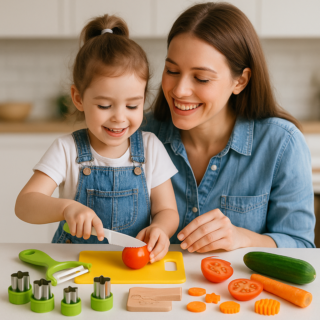 Juego de utensilios de cocina para niños
