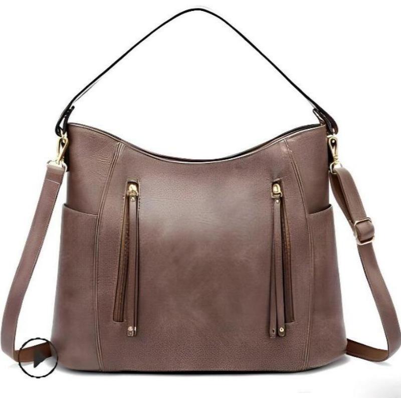 Classic Women's Everyday Leather Bag - Annalena