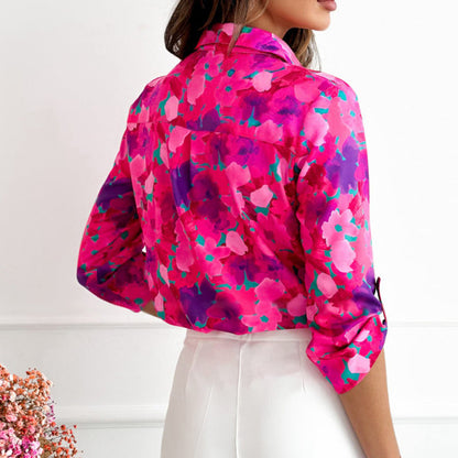 Blusa casual Jessica con estampado floral