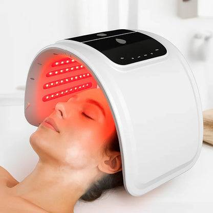 Máscara facial LED terapia de piel de 7 colores