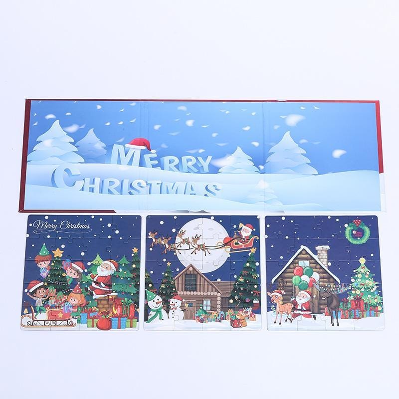 Decoraciones de Navidad Rompecabezas Magnético para Niños