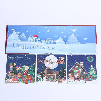 Decoraciones de Navidad Rompecabezas Magnético para Niños