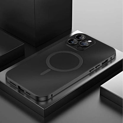 Funda para teléfono magnética metálica delgada protectora