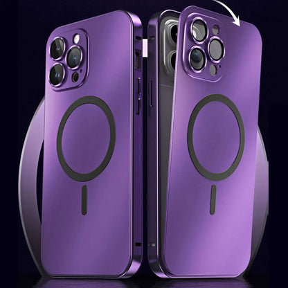 Funda para teléfono magnética metálica delgada protectora