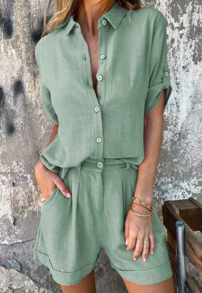 Sena™ - Conjunto de verano de lino