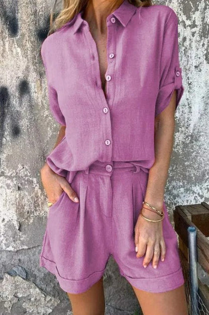Sena™ - Conjunto de verano de lino
