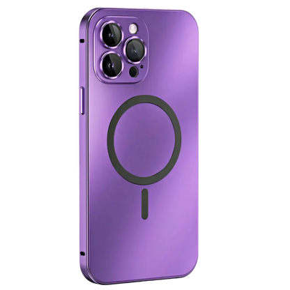 Funda para teléfono magnética metálica delgada protectora