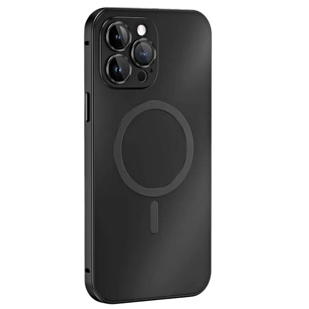 Funda para teléfono magnética metálica delgada protectora