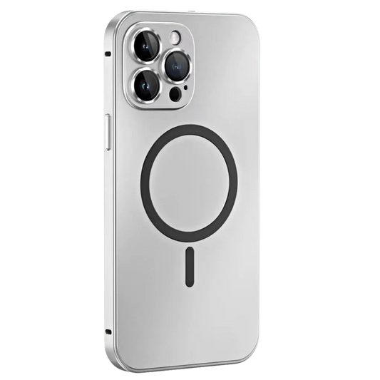 Funda para teléfono magnética metálica delgada protectora