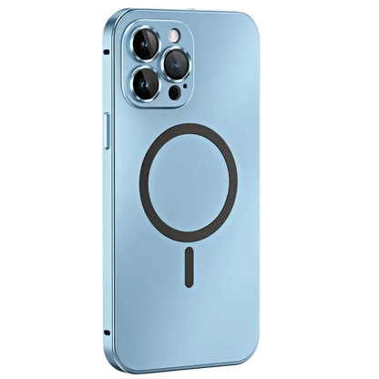 Funda para teléfono magnética metálica delgada protectora