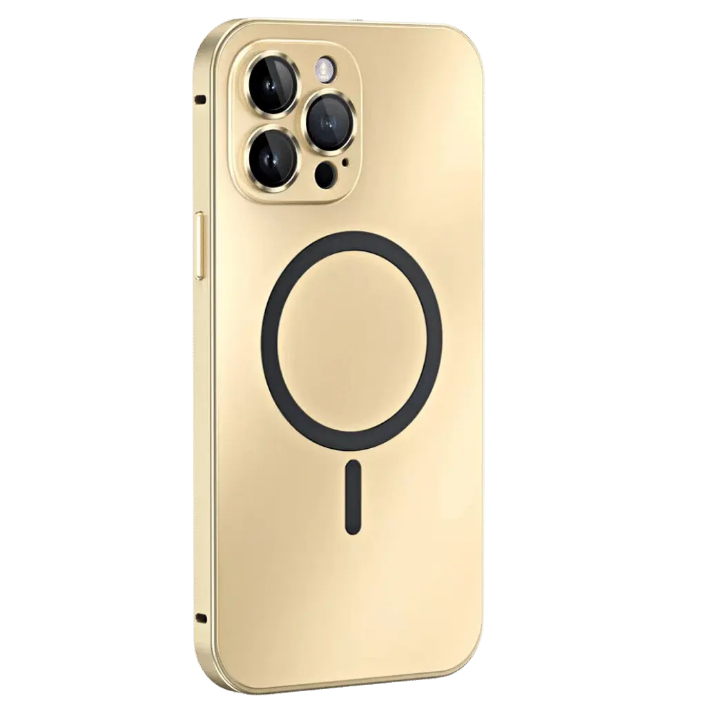 Funda para teléfono magnética metálica delgada protectora
