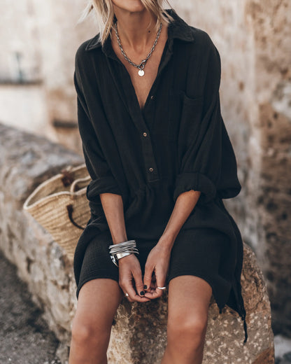 Cyia | Vestido Camisa Clásico