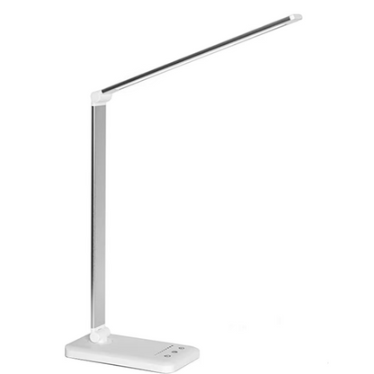 Lámpara de escritorio con LED ajustable y carga USB