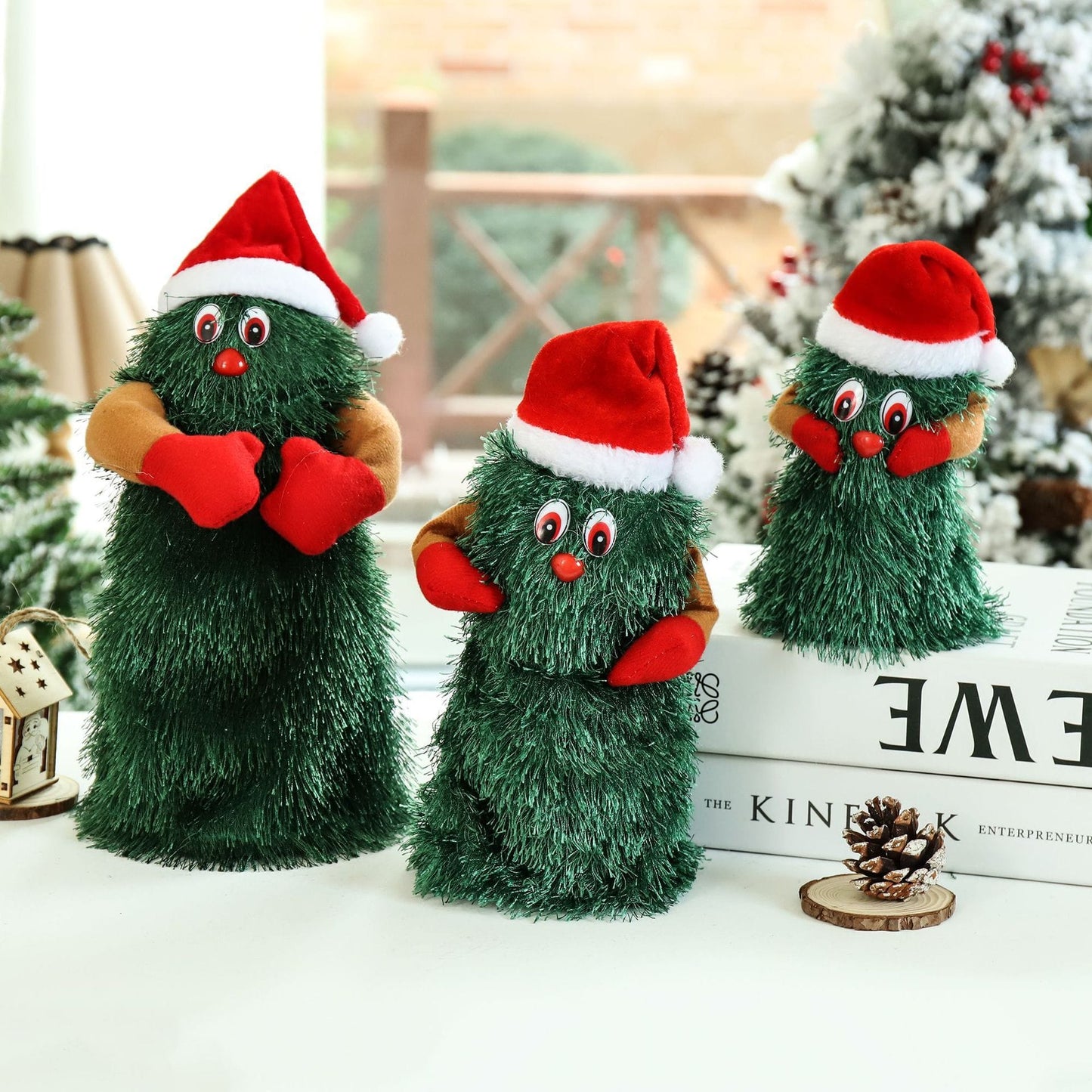 Decoraciones de Navidad Juguete de Peluche Musical y Bailarín