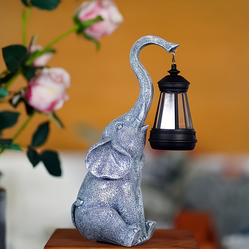 Luz de jardín de resina para animales solar exterior