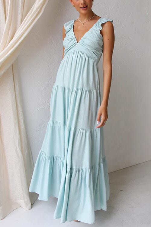 Vionelle™ | Elegant Maxi Dress With Ruffles