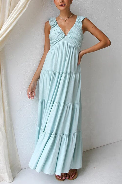Vionelle™ | Elegant Maxi Dress With Ruffles