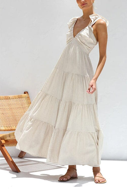 Vionelle™ | Elegant Maxi Dress With Ruffles