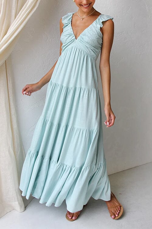 Vionelle™ | Elegant Maxi Dress With Ruffles