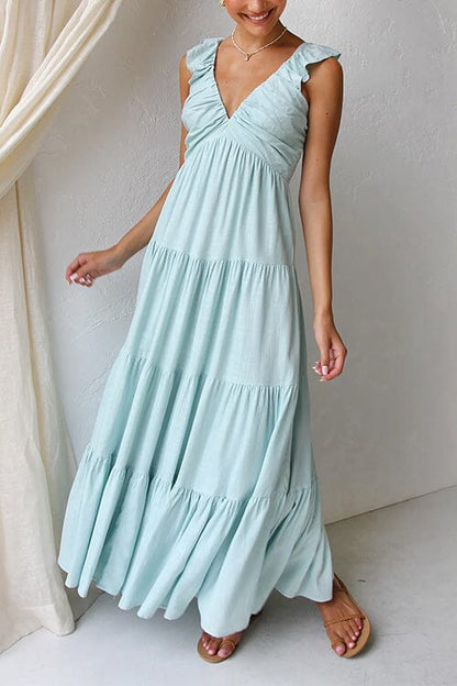 Vionelle™ | Elegant Maxi Dress With Ruffles