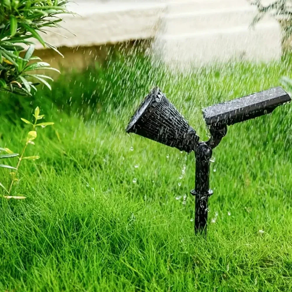 Solar Garden Light with Waterproof Spike Mount