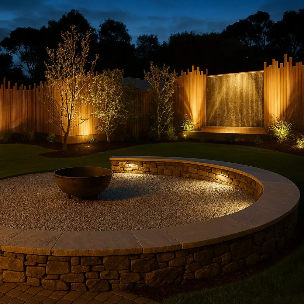 Solar Garden Light with Waterproof Spike Mount
