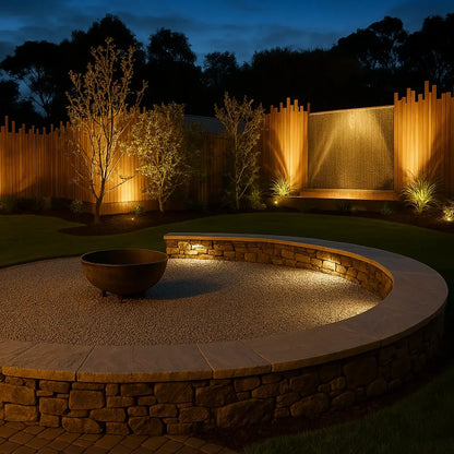 Solar Garden Light with Waterproof Spike Mount