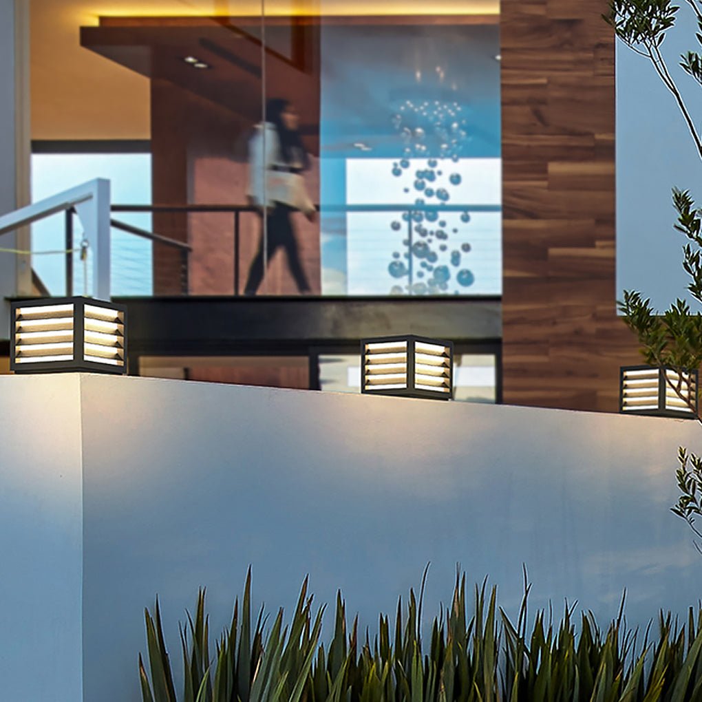Outdoor Garden Post Light with Solar LED