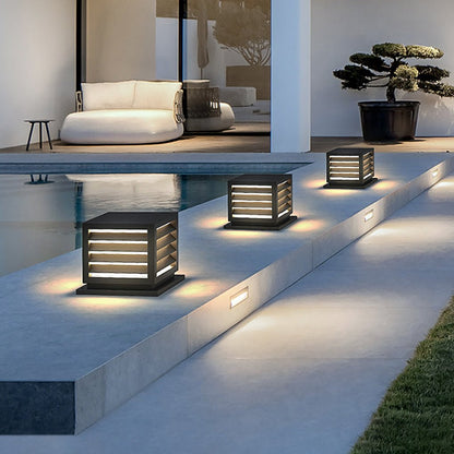 Outdoor Garden Post Light with Solar LED