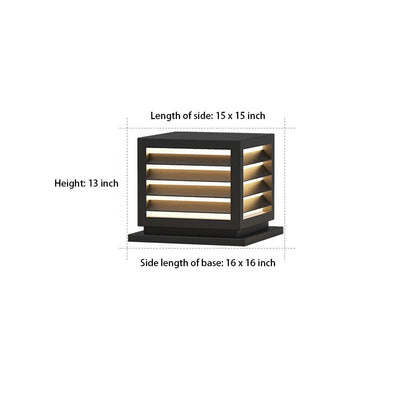 Outdoor Garden Post Light with Solar LED