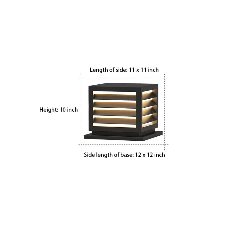 Outdoor Garden Post Light with Solar LED