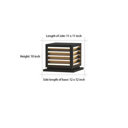 Outdoor Garden Post Light with Solar LED
