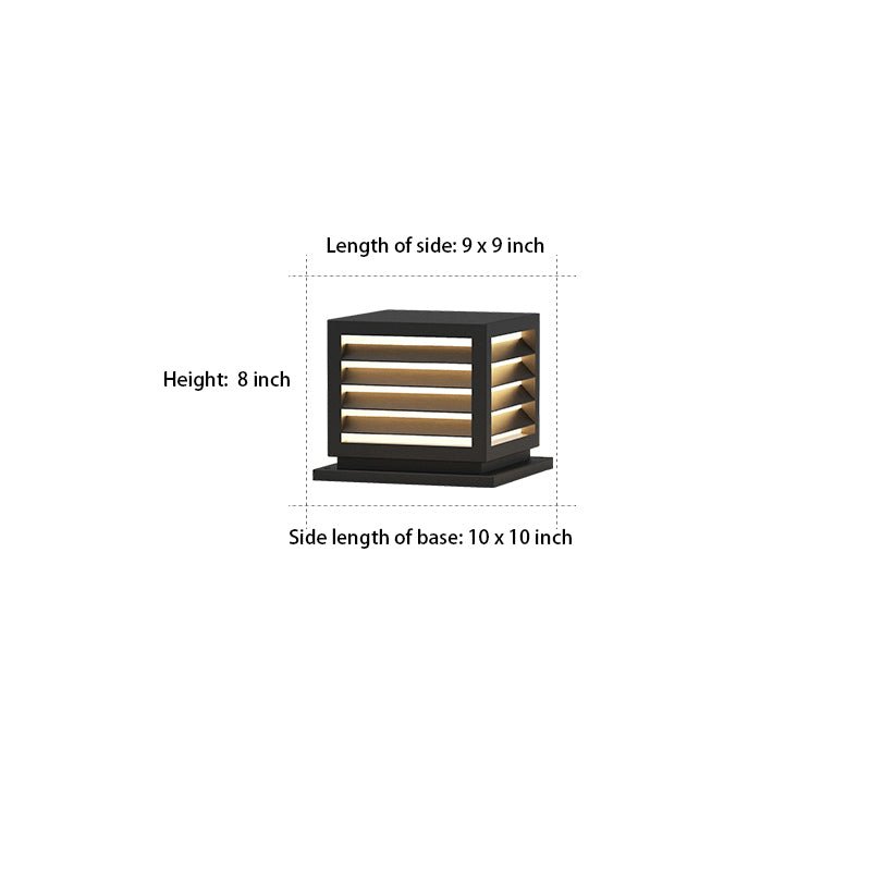 Outdoor Garden Post Light with Solar LED