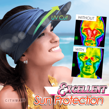 Sombrero visera de verano Cithway® con abertura para coleta